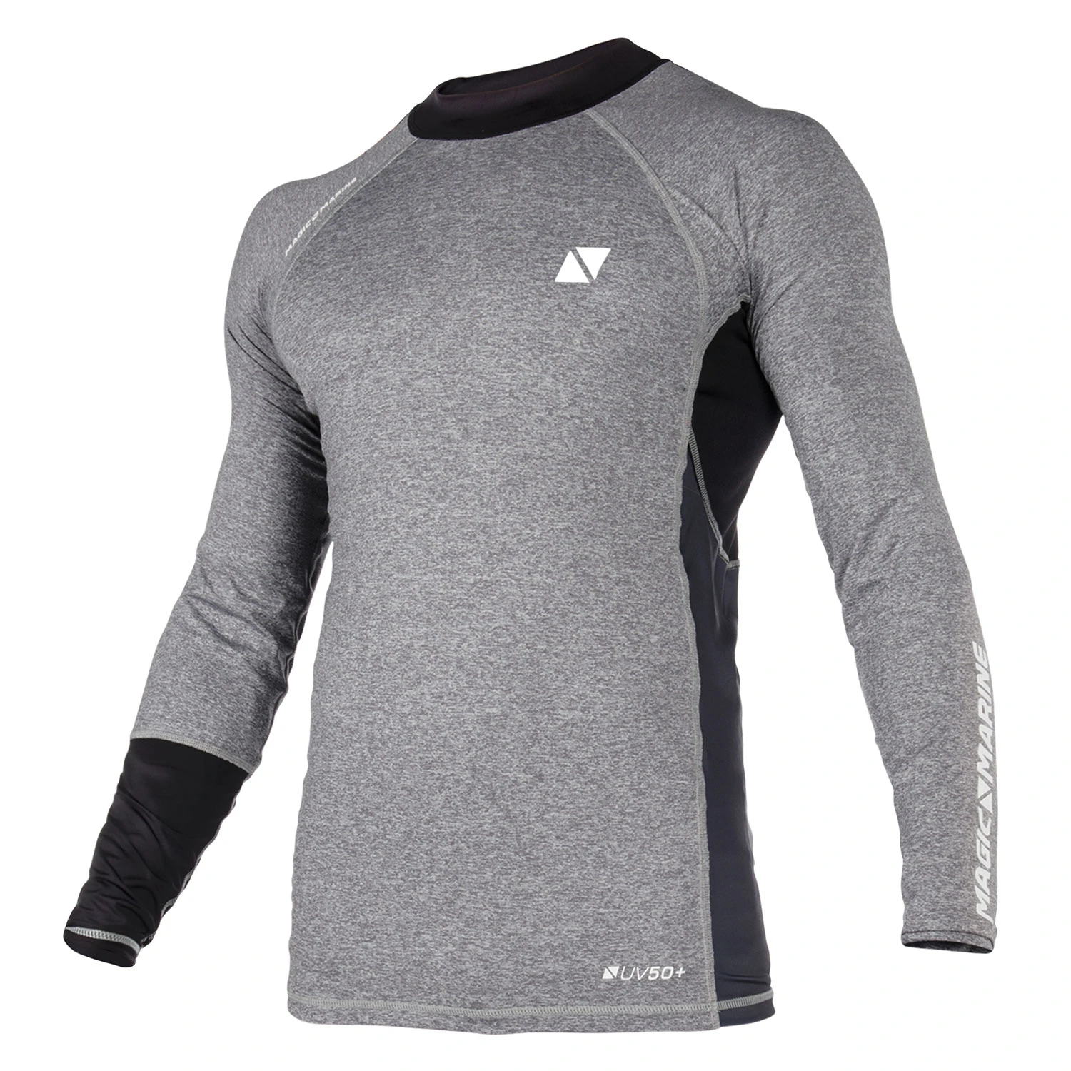 Magic Marine Energy Long Sleeve Rashvest - Grey 1 Magic Marine Energy Long Sleeve Rashvest - Grey