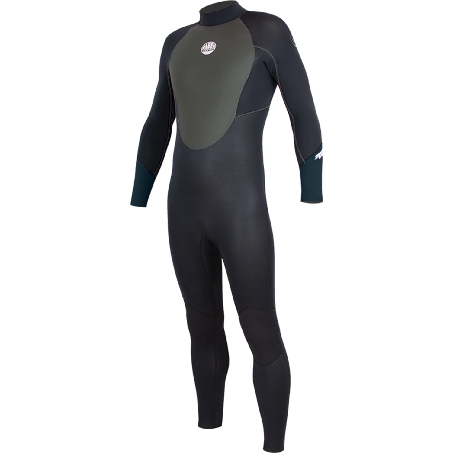 Alder Stealth 4/3mm Blindstitched Backzip Wetsuit - Black 1 Alder Stealth 4/3mm Blindstitched Backzip Wetsuit - Black