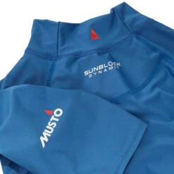 Musto Sunblock Dynamic Short Sleeve Rash Guard - Sky Diver Blue -Wetsuit Specialty Shop 2020 Musto Sunblock Dynamic Rash Guard 81216 586 5