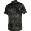 Mystic Shred Short Sleeve Quickdry Top - Brave Green