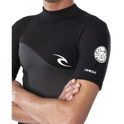 Rip Curl Omega 1.5mm Back-Zip Shorty Wetsuit - Black 8 Rip Curl Omega 1.5mm Back-Zip Shorty Wetsuit - Black -Wetsuit Specialty Shop 2020 Rip Curl Omega 1.5mm Shorty Wetsuit WSP8CM 0090 4