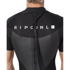 Rip Curl Omega 1.5mm Back-Zip Shorty Wetsuit - Black 9 Rip Curl Omega 1.5mm Back-Zip Shorty Wetsuit - Black -Wetsuit Specialty Shop 2020 Rip Curl Omega 1.5mm Shorty Wetsuit WSP8CM 0090 5