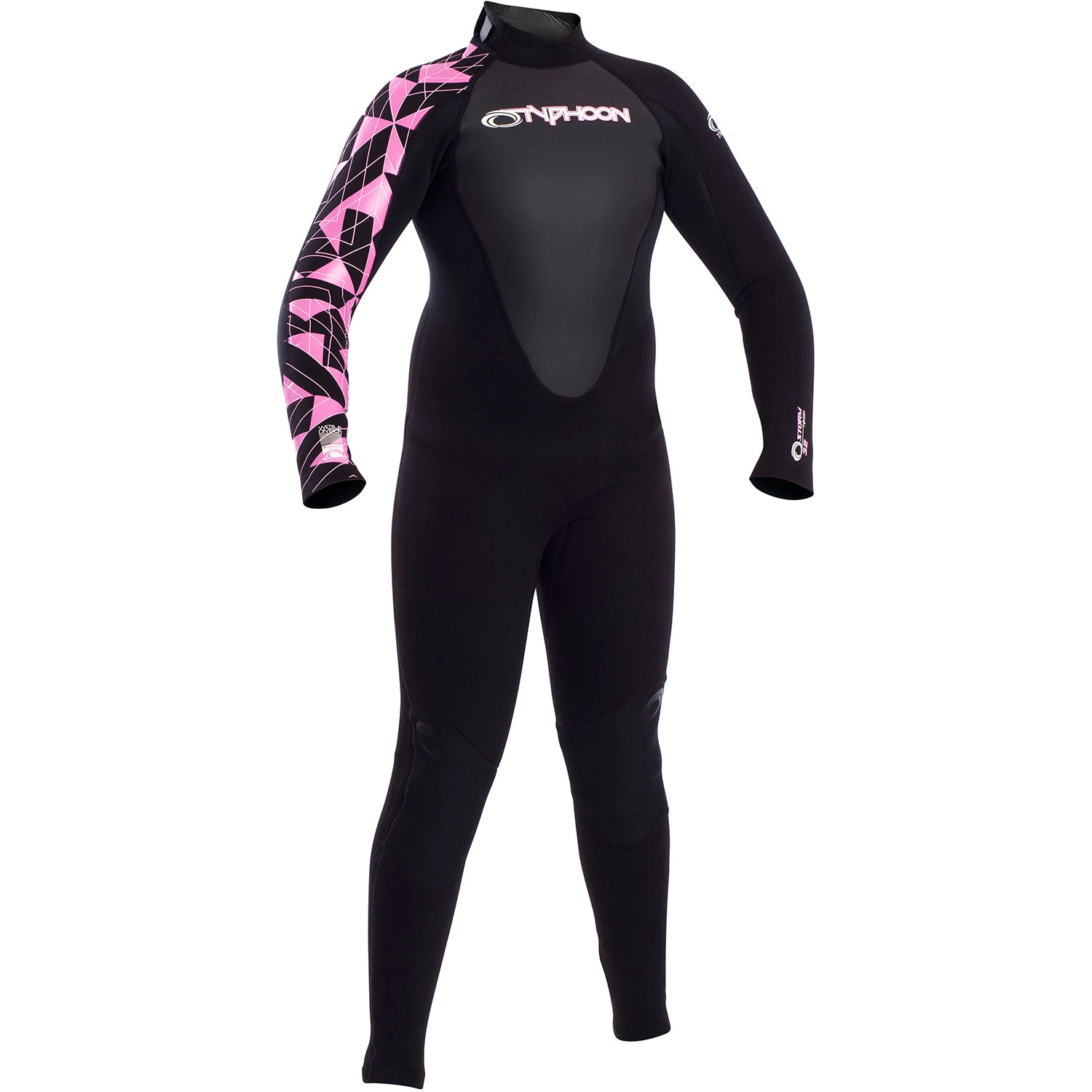 Typhoon Storm Girls 3mm Wetsuit - Bright Pink 1 Typhoon Storm Girls 3mm Wetsuit - Bright Pink