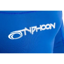 Typhoon Long Sleeve Flat Locked Rash Vest - Aqua Blue -Wetsuit Specialty Shop 2020 Typhoon Long sleeve mens aqua blue 4