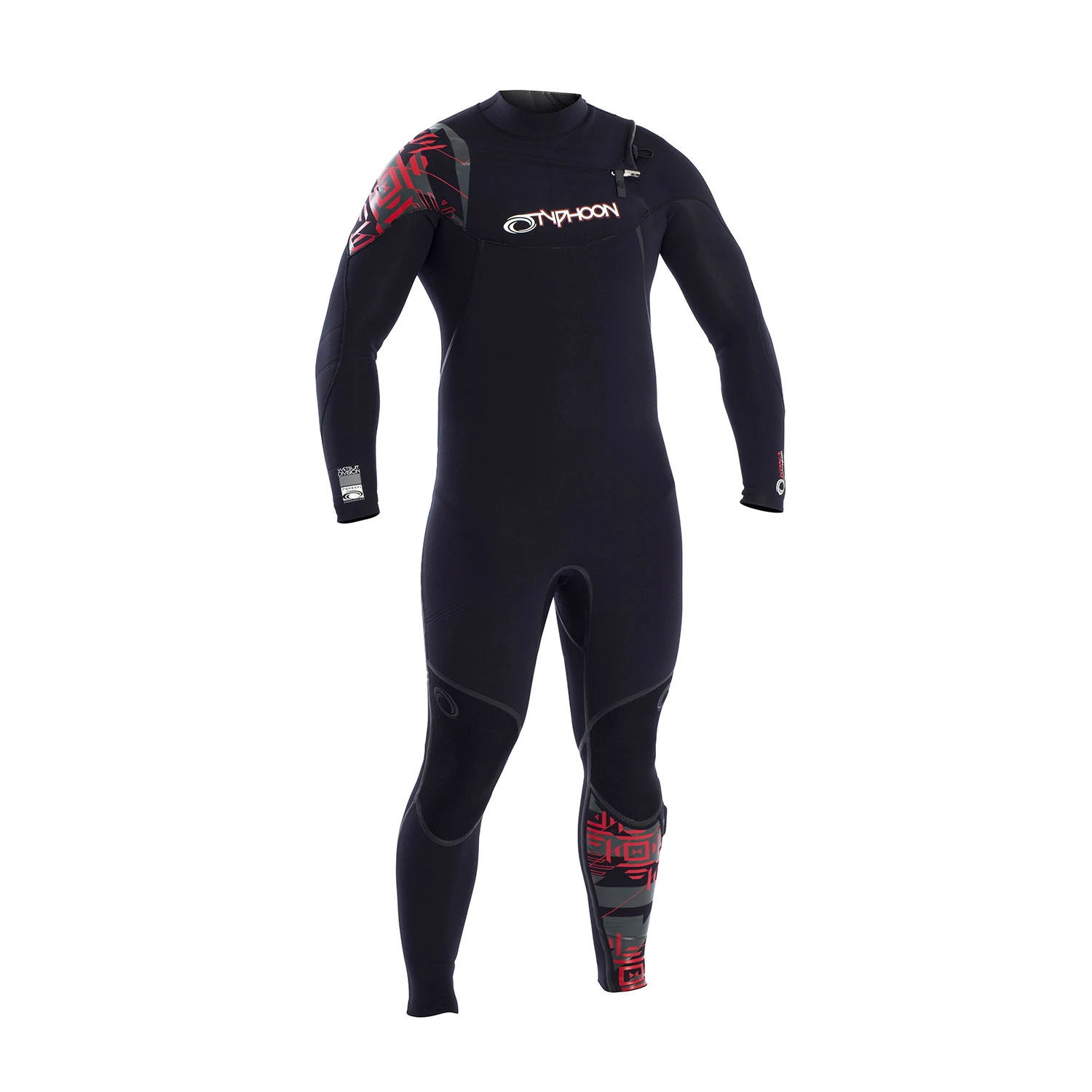 Typhoon Kona Liquid Seam 3/2mm Front Zip Wetsuit - Rustic Red 1 Typhoon Kona Liquid Seam 3/2mm Front Zip Wetsuit - Rustic Red
