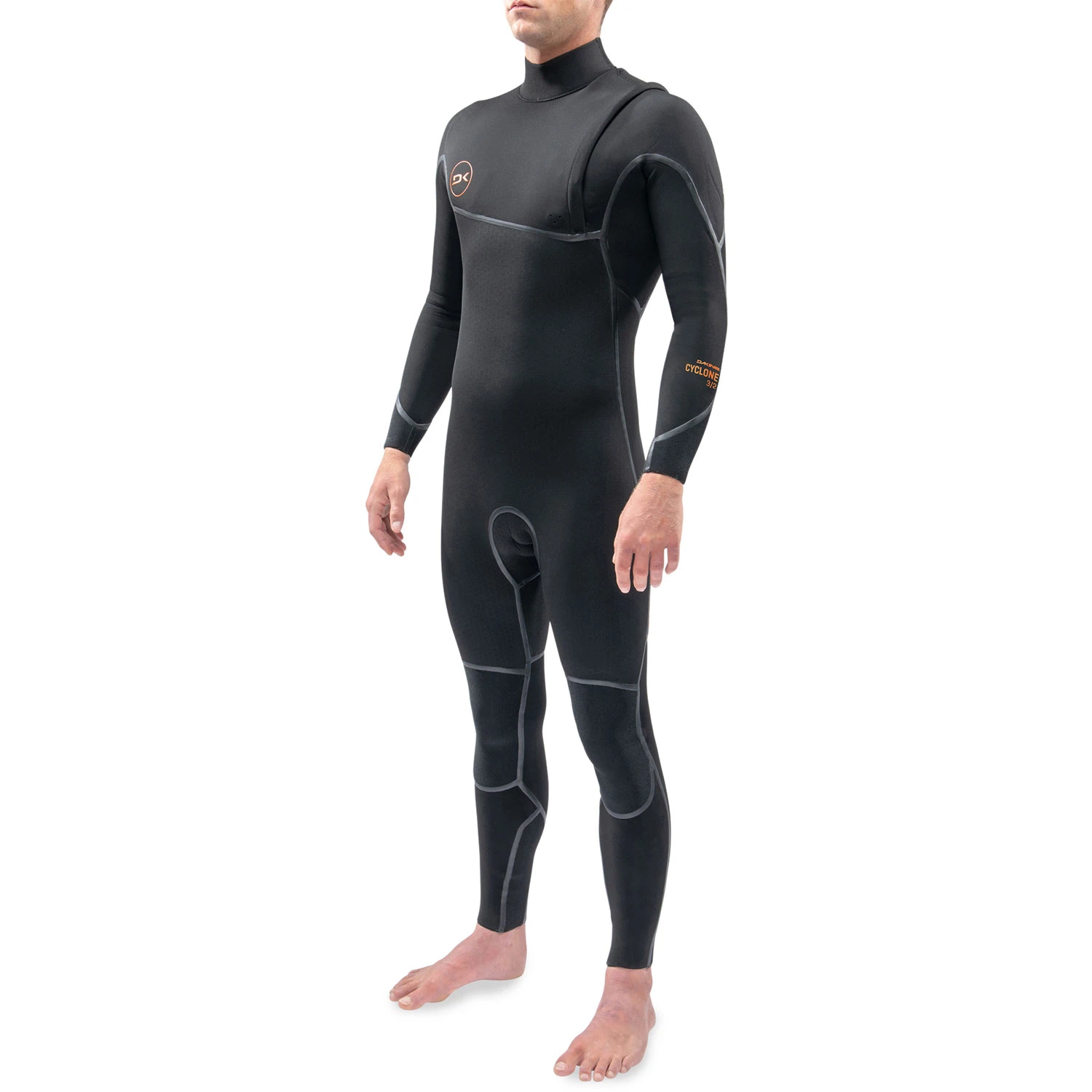 Dakine Cyclone 3/2mm Zip-Free Fullsuit Wetsuit - Black 2 Dakine Cyclone 3/2mm Zip-Free Fullsuit Wetsuit - Black - Image 2