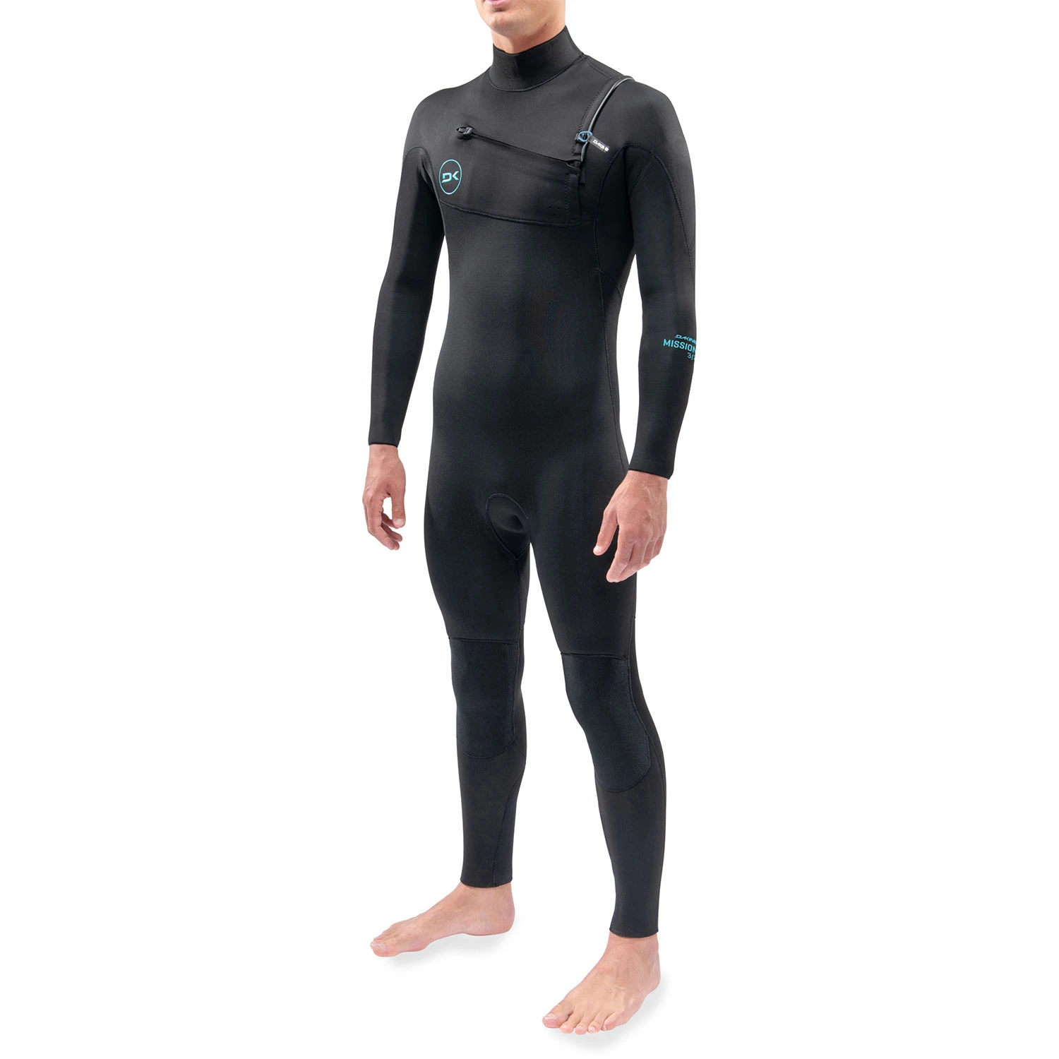 Dakine Mission 4/3mm Chest-Zip Fullsuit Wetsuit - Black 2 Dakine Mission 4/3mm Chest-Zip Fullsuit Wetsuit - Black - Image 2