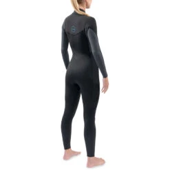 Dakine Womens Quantum 3/2mm Chest-Zip Wetsuit - Black -Wetsuit Specialty Shop 2021 Dakine Womens Quantum Chest Zip Fullsuit Wetsuit 1