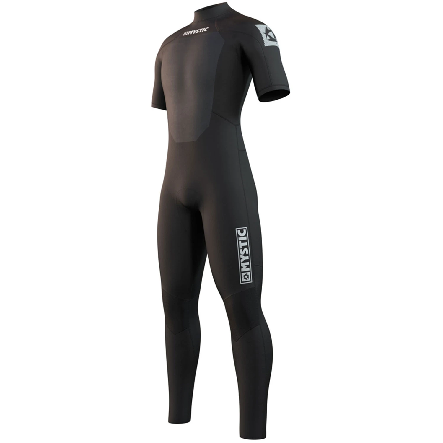 Mystic Star 4/3mm GBS Back-Zip Shortarm Wetsuit - Black 1 Mystic Star 4/3mm GBS Back-Zip Shortarm Wetsuit - Black