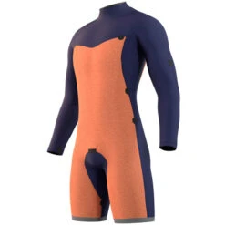 Mystic Star 3/2mm GBS Double FZip Longarm Shorty Wetsuit - Black -Wetsuit Specialty Shop 2021 Mystic Star 32 Longarm Shorty Wetsuit Black 210308 900 03