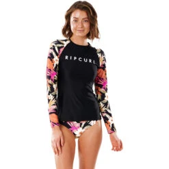 Rip Curl Womens LS UV Rash Top - Northshore 6 Rip Curl Womens LS UV Rash Top - Northshore -Wetsuit Specialty Shop 2021 Rip Curl Womens LS UV Rash Top Northshore WLY3SW 0090 3