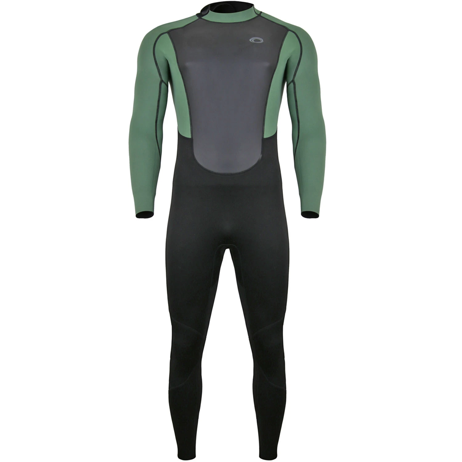 Typhoon Storm3 3/2mm Back Zip Wetsuit - Black/Green 1 Typhoon Storm3 3/2mm Back Zip Wetsuit - Black/Green