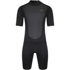 Typhoon Storm3 3/2mm Shorty Wetsuit - Black/Graphite