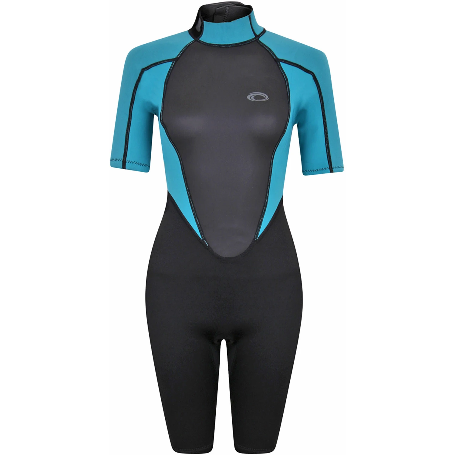 Typhoon Womens Storm3 3/2mm Shorty Wetsuit - Aqua 1 Typhoon Womens Storm3 3/2mm Shorty Wetsuit - Aqua