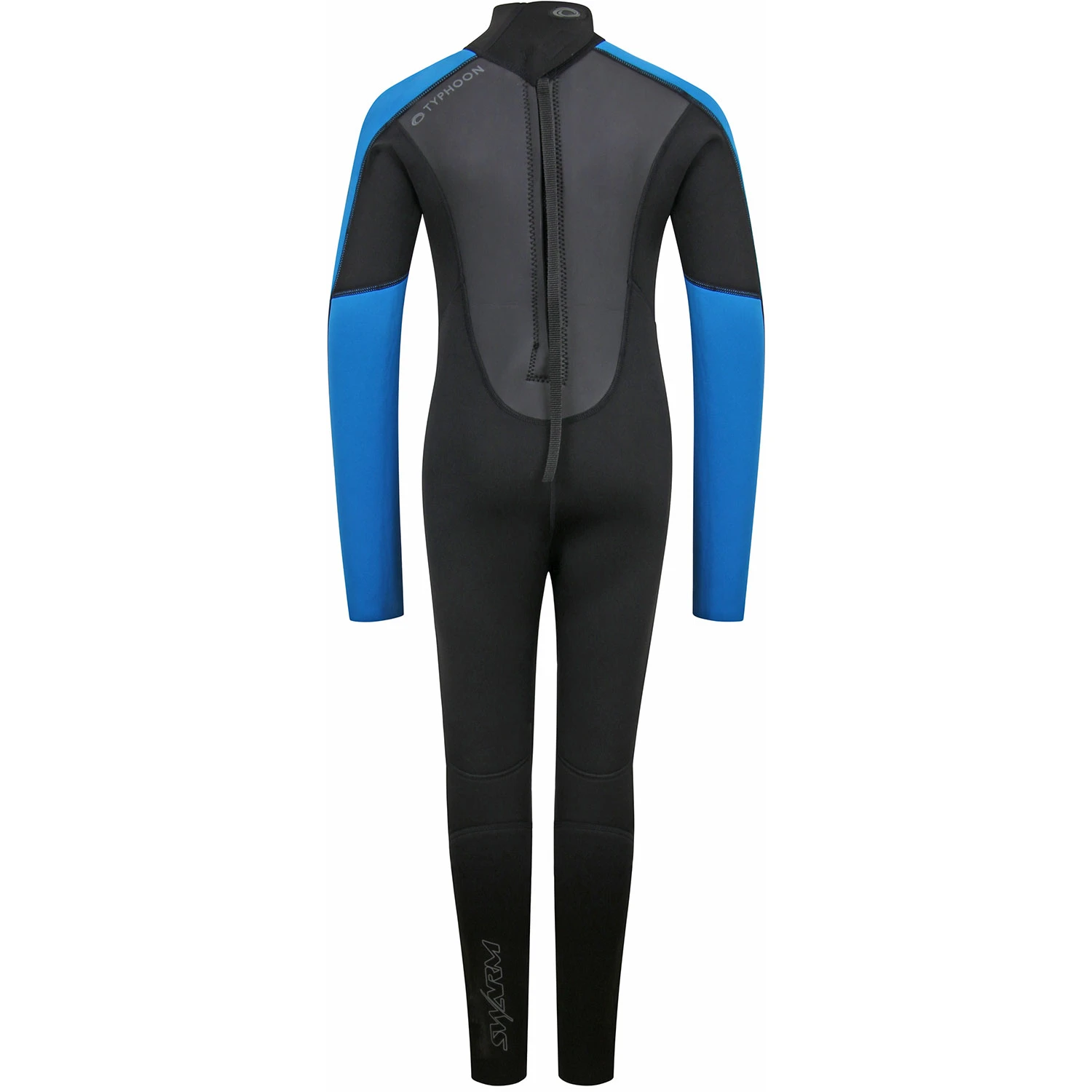 Typhoon Swarm3 Boys 3/2mm Fullsuit Wetsuit - Black/Blue 2 Typhoon Swarm3 Boys 3/2mm Fullsuit Wetsuit - Black/Blue - Image 2