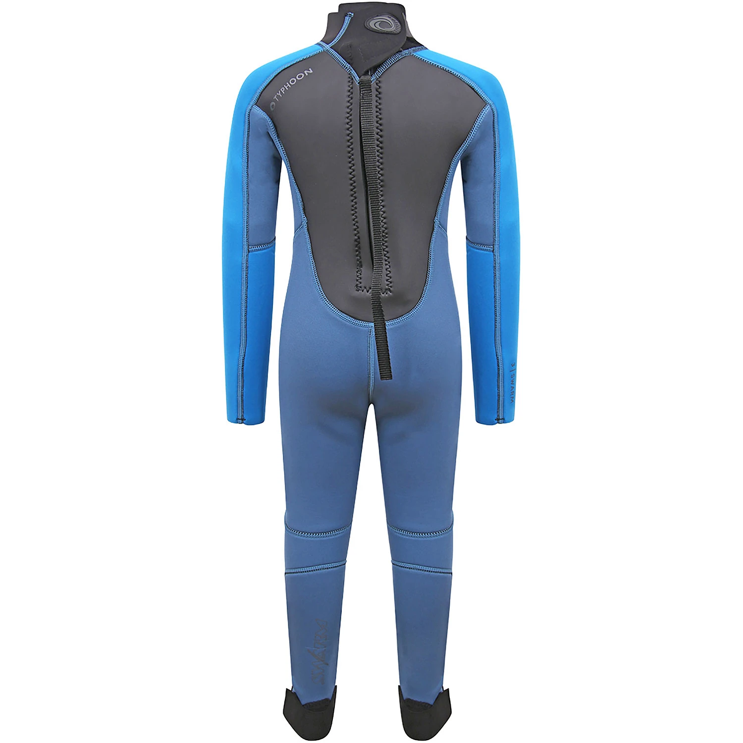 Typhoon Swarm3 Infants 3/2mm Fullsuit Wetsuit - Blue Steel/Blue 2 Typhoon Swarm3 Infants 3/2mm Fullsuit Wetsuit - Blue Steel/Blue - Image 2