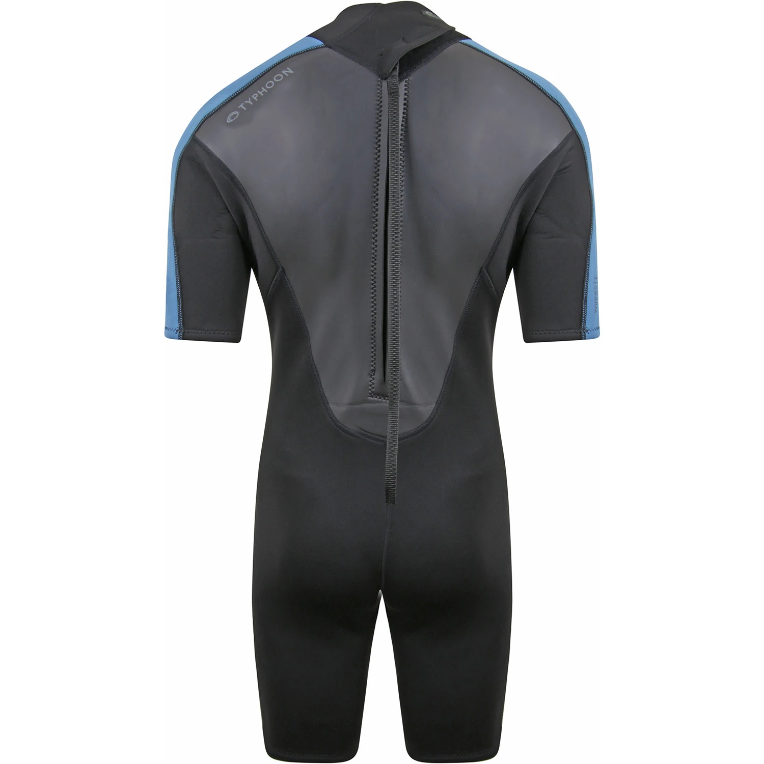 Typhoon Swarm3 3/2mm Shorty Wetsuit - Black/Blue Steel 2 Typhoon Swarm3 3/2mm Shorty Wetsuit - Black/Blue Steel - Image 2