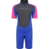 Typhoon Swarm3 Infants 3/2mm Shorty Wetsuit - Purple/Hot Pink