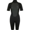 Typhoon Womens Storm3 3/2mm Shorty Wetsuit - Black