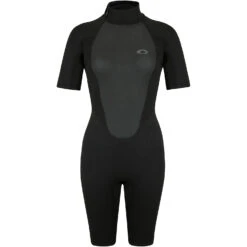 Typhoon Womens Storm3 3/2mm Shorty Wetsuit - Black