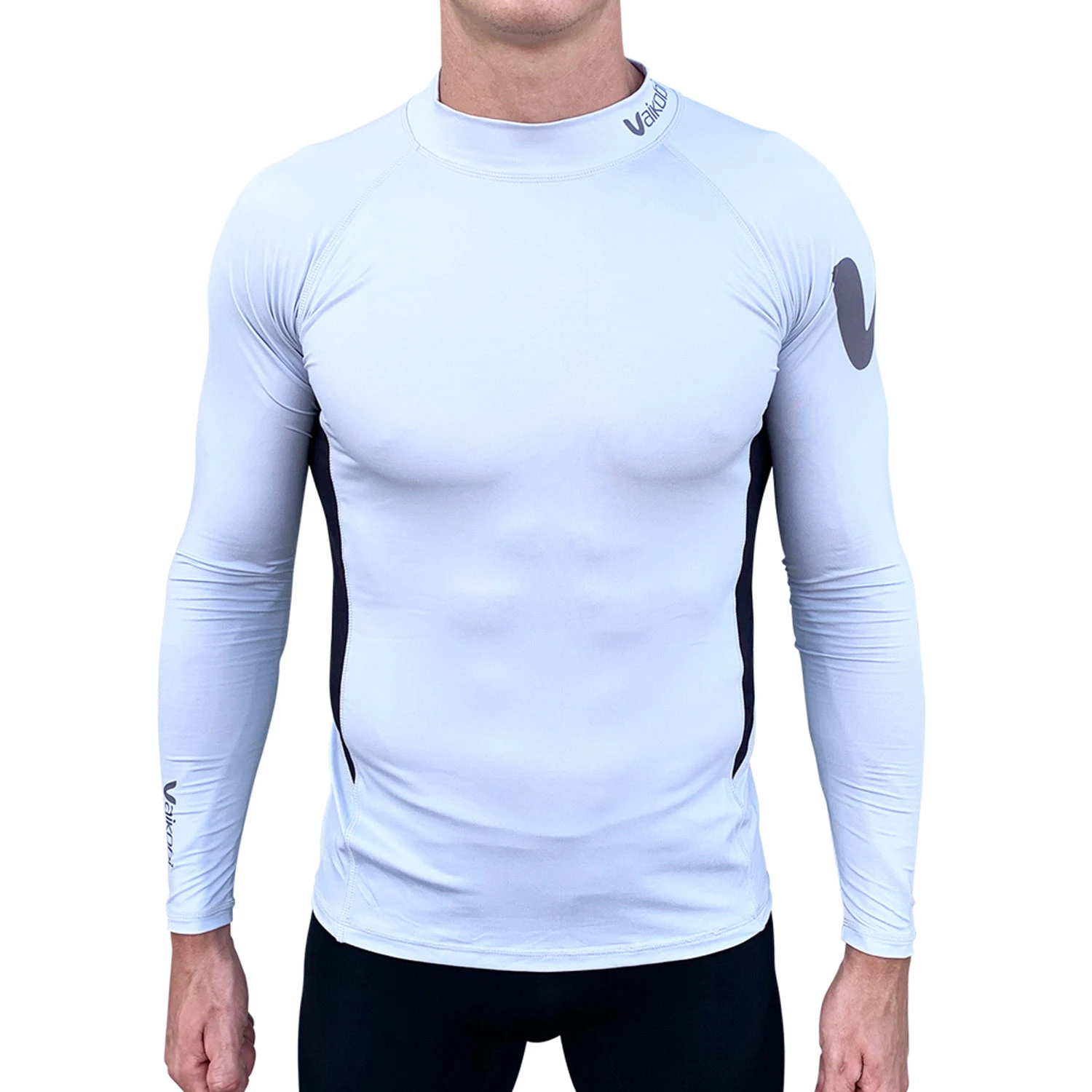 Vaikobi Spandex Long Sleeve UV50+ Rashvest - Silver 1 Vaikobi Spandex Long Sleeve UV50+ Rashvest - Silver
