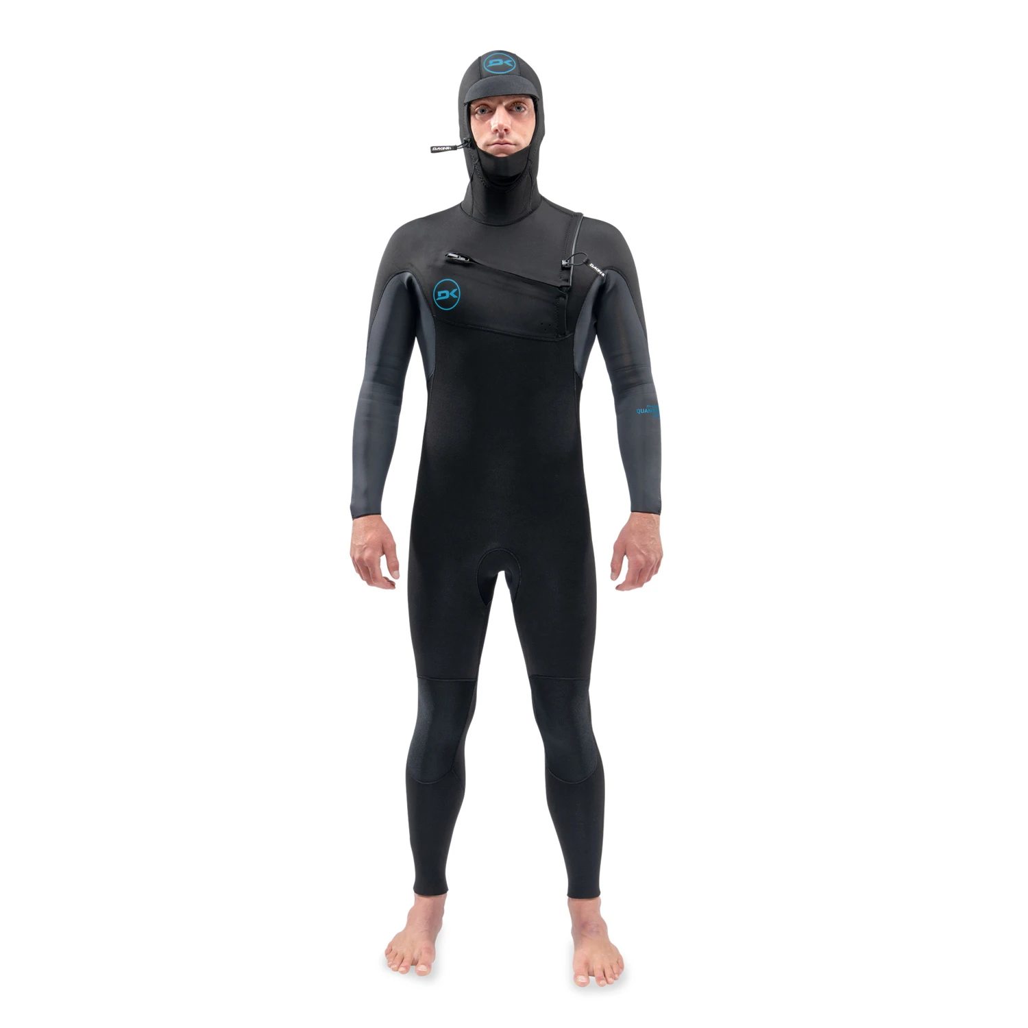 Dakine Quantum 5/4/3mm Hooded Chest-Zip Wetsuit 1 Dakine Quantum 5/4/3mm Hooded Chest-Zip Wetsuit