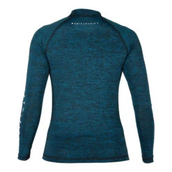 Magic Marine Womens Cube Long Sleeve Rashvest - Dark Blue Melee -Wetsuit Specialty Shop 2022 Magic Marine Womens Cube Long Sleeve Rash Guard Dark Blue Melee MM081011 4MM081011 448 04