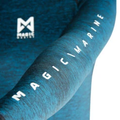 Magic Marine Womens Cube Long Sleeve Rashvest - Dark Blue Melee -Wetsuit Specialty Shop 2022 Magic Marine Womens Cube Long Sleeve Rash Guard Dark Blue Melee MM081011 4MM081011 448 05