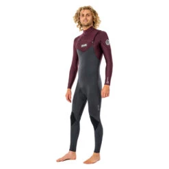 Rip Curl Dawn Patrol 5/3mm Chest Zip Wetsuit - Wine -Wetsuit Specialty Shop 2022 Rip Curl Dawn Patrol Chest Zip 53 Wetsuit Wine WSM9GM 0463 1
