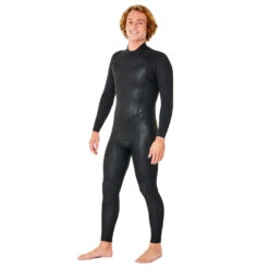Rip Curl Freelite 3/2mm Back Zip Wetsuit - Black -Wetsuit Specialty Shop 2022 Rip Curl Freelite 32 Mens Wetsuit WF203M 0090 1