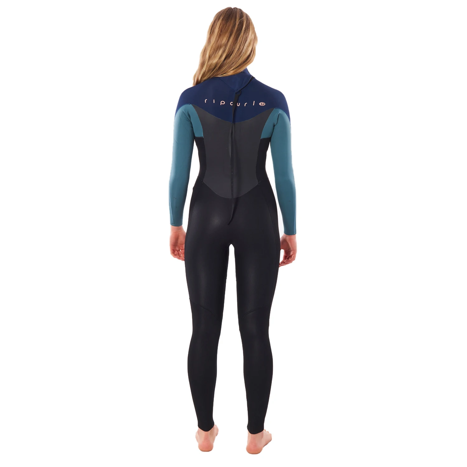 Rip Curl Womens Omega 5/3mm Back-Zip Wetsuit - Green 3 Rip Curl Womens Omega 5/3mm Back-Zip Wetsuit - Green - Image 3