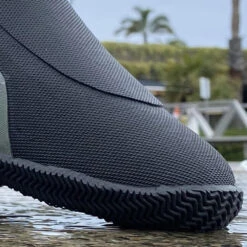 Vaikobi Junior Speed Grip High Cut Dinghy Wetsuit Boots - Black -Wetsuit Specialty Shop 2022 Vaikobi Hi Cut Wetsuit Dinghy Boots 4