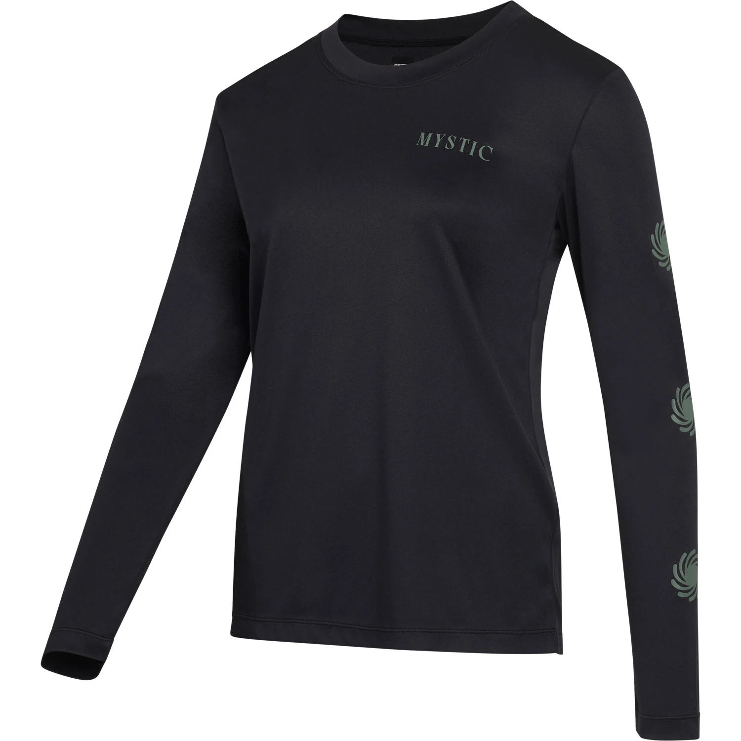 Mystic Womens Jayde Long-Sleeve Rashvest - Black 1 Mystic Womens Jayde Long-Sleeve Rashvest - Black