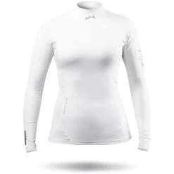 Zhik Womens ECO Spandex Rash Guard Long Sleeve - White