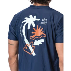 Rip Curl Wilder Short Sleeve Loose Fit UV Tee - Navy -Wetsuit Specialty Shop 65902 WLE9HM 0049 5