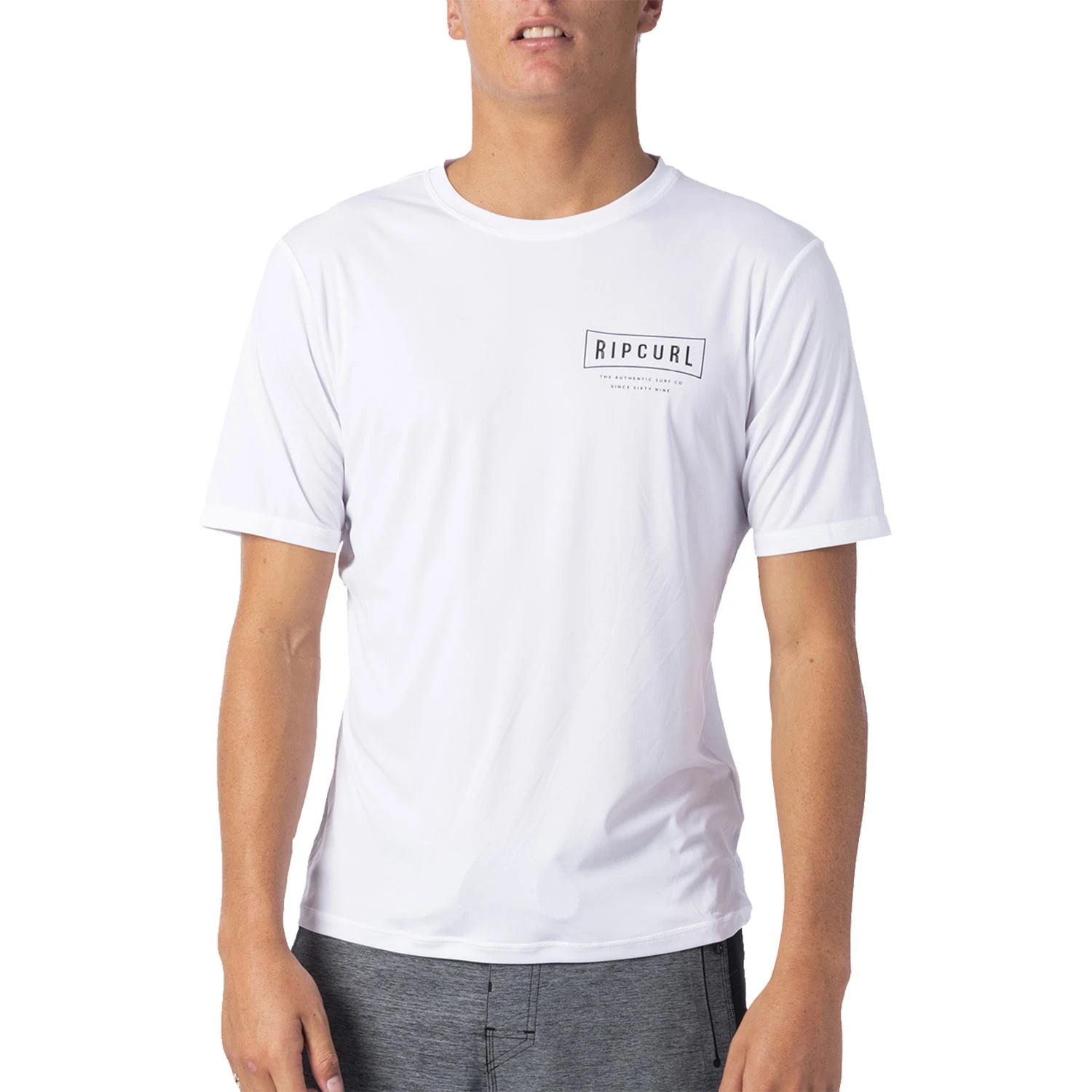 Rip Curl Native Short Sleeve Loose Fit UV Tee - White 1 Rip Curl Native Short Sleeve Loose Fit UV Tee - White
