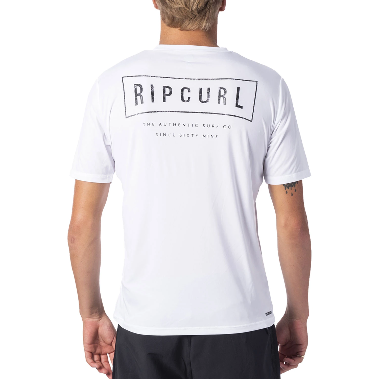 Rip Curl Native Short Sleeve Loose Fit UV Tee - White 2 Rip Curl Native Short Sleeve Loose Fit UV Tee - White - Image 2