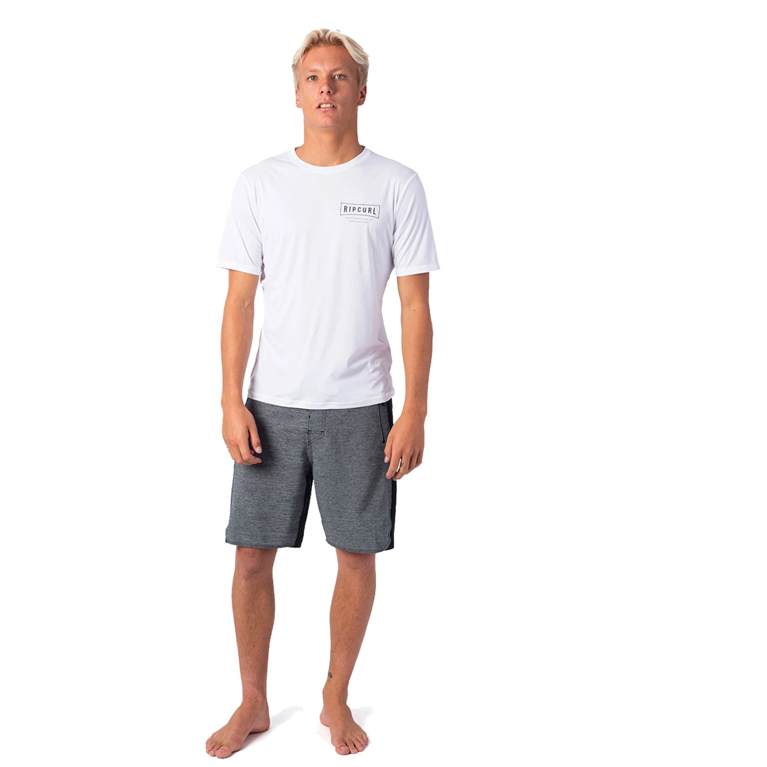 Rip Curl Native Short Sleeve Loose Fit UV Tee - White 3 Rip Curl Native Short Sleeve Loose Fit UV Tee - White - Image 3