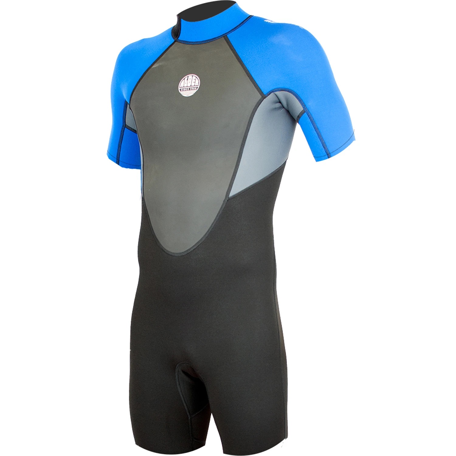 Alder Impact 3/2mm Backzip Shorty Wetsuit - Royal Blue - WS21MIS 1 Alder Impact 3/2mm Backzip Shorty Wetsuit - Royal Blue - WS21MIS