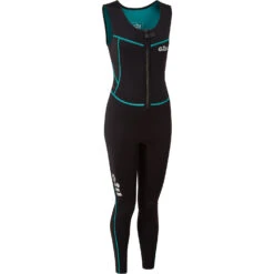 Gill Womens Dynamic Front Zip Longjane Wetsuit - Black -Wetsuit Specialty Shop Gill Womens Dynamic Longjane Wetsuit 5017W BLACK 3