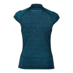 Magic Marine Womens Cube Short Sleeve Rashvest - Dark Blue Melee -Wetsuit Specialty Shop MM081012 448 04