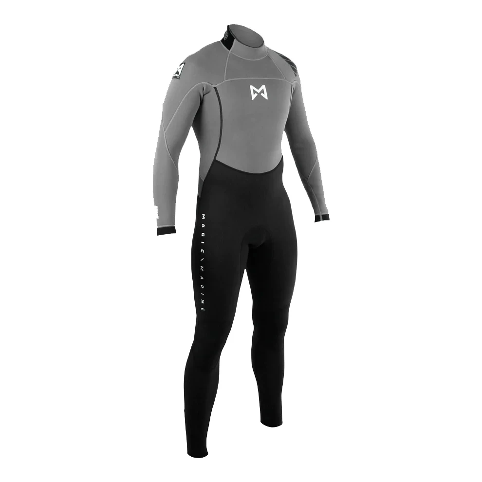 Magic Marine Brand 3/2mm Fullsuit Sailing Wetsuit - Grey 2 Magic Marine Brand 3/2mm Fullsuit Sailing Wetsuit - Grey - Image 2
