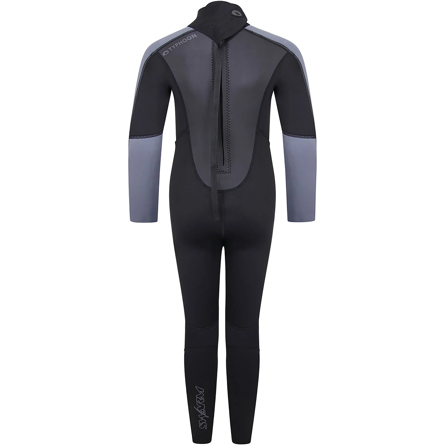 Typhoon Swarm3 Boys 3/2mm Fullsuit Wetsuit - Black/Graphite 3 Typhoon Swarm3 Boys 3/2mm Fullsuit Wetsuit - Black/Graphite - Image 3