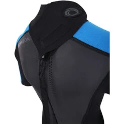 Typhoon Swarm3 Boys 3/2mm Shorty Wetsuit - Black/Blue -Wetsuit Specialty Shop Typhoon Junior Swarm3 Shorty Wetsuit 250992 BLACK BRILLIANT BLUE 3