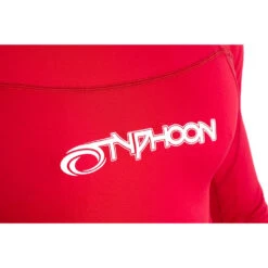 Typhoon Long Sleeve Flat Locked Rash Vest - Rich Red -Wetsuit Specialty Shop Typhoon Long Sleeve Rach Guard Rich Red 4