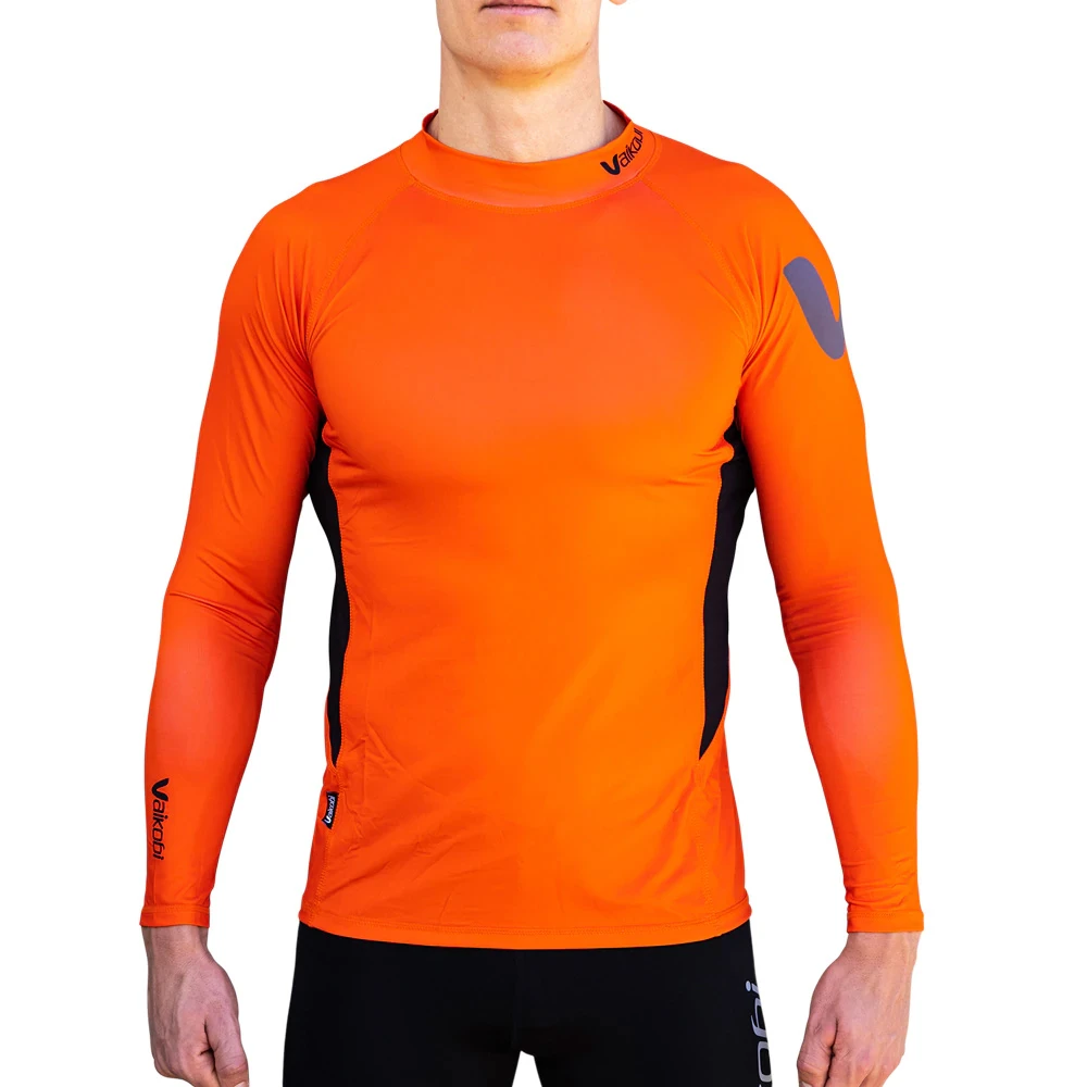 Vaikobi Spandex Long Sleeve UV50+ Rashvest - Orange 1 Vaikobi Spandex Long Sleeve UV50+ Rashvest - Orange