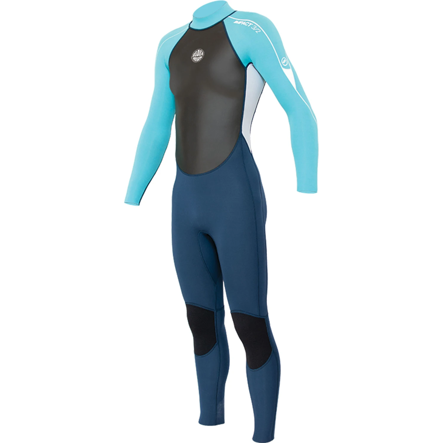 Alder Junior Girls Impact 3/2mm Fullsuit Wetsuit - Cyan 1 Alder Junior Girls Impact 3/2mm Fullsuit Wetsuit - Cyan