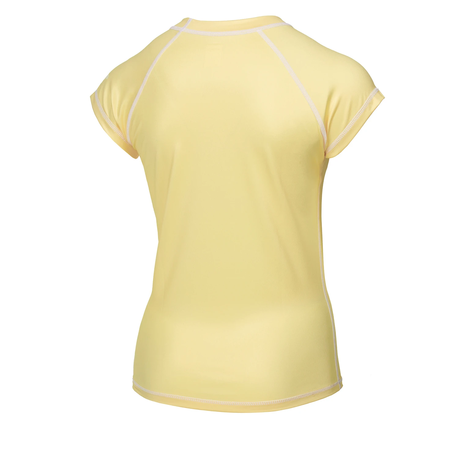Mystic Womens Star Short-Sleeve Rashvest - Pastel Yellow - Image 2