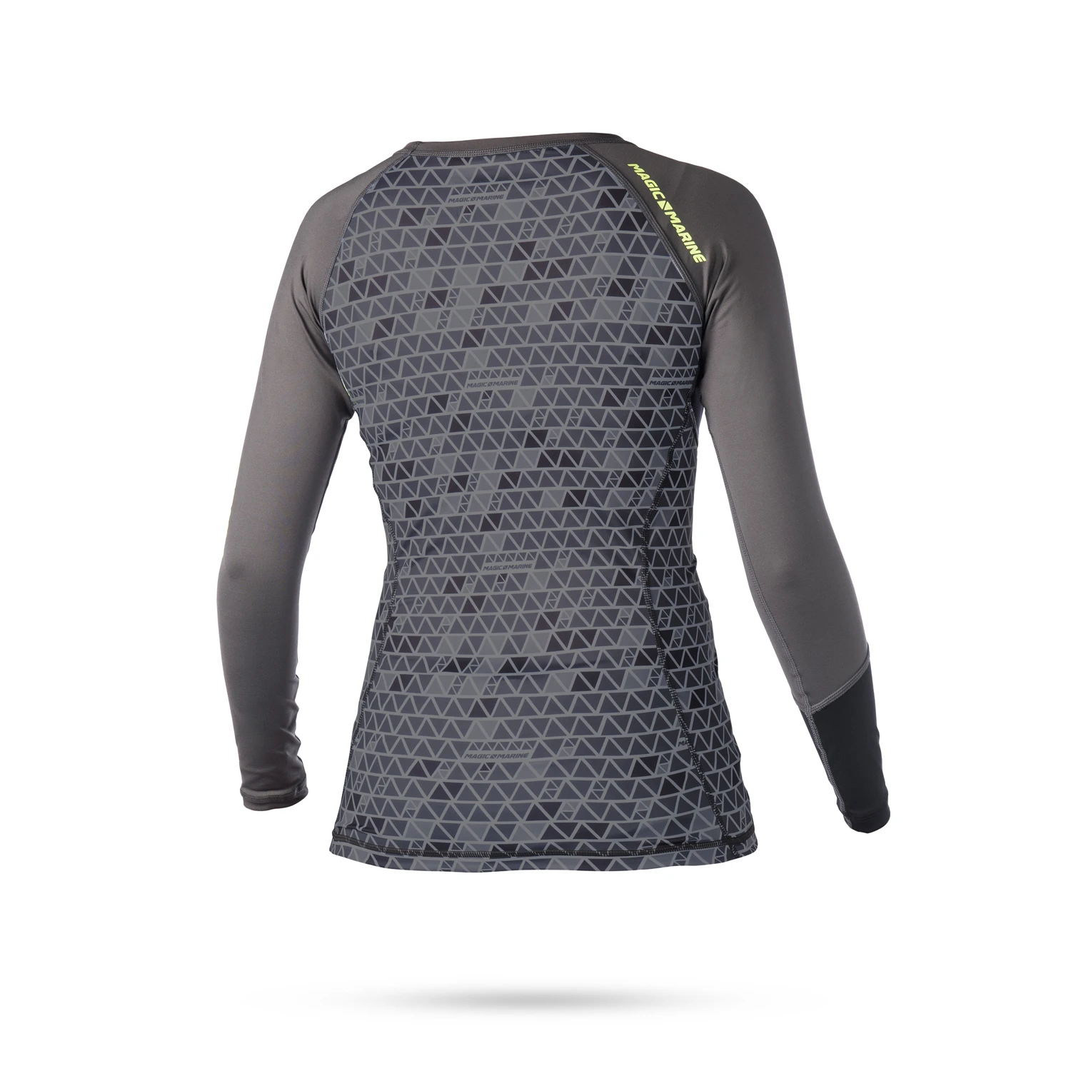 Magic Marine Womens Energy Long Sleeve Rashvest - Grey 2 Magic Marine Womens Energy Long Sleeve Rashvest - Grey - Image 2