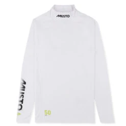 Musto Sunblock Long Sleeve Rash Guard - White